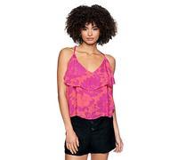 Hurley Ali Layered Cami T-Shirt, Knock Out, M Femme