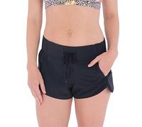 Hurley Aquas Solid 2.5' Boardshort Short Board, Noir, L Femme
