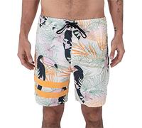 Hurley babylegs Division Phantom-eco Block Party 18' Maillot de Bain pour Homme, Barely Bone, 46