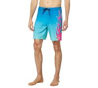 Hurley babylegs Division Phntm-eco Nascar Flames 18' Maillot de Bain pour Homme, Arctic Neon, 38
