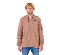 Hurley Baseline Zip Fleece Sweatshirt, Taupe (Taupe Haze), M Homme