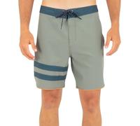 Hurley Phantom Eco Block Party Solid 18´´ Swimming Shorts Gris 30 Homme