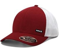 Hurley Casquettes de baseball H2O-Dri League pour homme avec fermeture snapback - Chapeaux de camionneur classiques pour homme (S-XL), Rouge, Taille unique