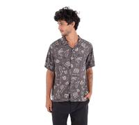 Hurley Etam Short Sleeve Shirt Gris M Homme