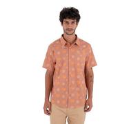 Hurley Printing Press Coconut Short Sleeve Shirt Orange M Homme