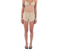 Hurley City Block Swim Short Maillot de Bain pour Femme, Sweet Cream