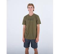 Hurley Evd Death in Paradise SS T-Shirt, Olive, S Homme
