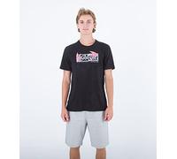 Hurley Evd Flower Box SS T-Shirt, Noir, S Homme