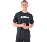 Hurley EVD Hybrid UPF SS T-Shirt, NEWPRINT Or Black/WHT, XL Men's