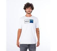Hurley Evd Sunbox SS T-Shirt, Blanc, L Homme