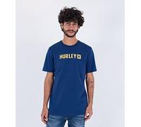 Hurley Evd The Box S/S T-Shirt, Abyss, L Homme