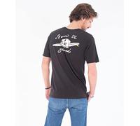 Hurley Evd Wash Born to Shred Pkt Tee SS T-Shirt, Noir, S Homme
