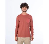 Hurley Felton Thermal Crew Ls T-Shirt, Zion Rust, XL Homme