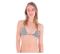 Hurley Flora Revo Itsy Bitsy Bikini Top Maillot de Bain, Crème, L Femme