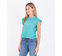 Hurley Flutter Tee T-Shirt, Columbia, L Femme