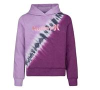 Hurley Girls' One and Only Pullover Hoodie, Arctic Pink/Magenta, 5