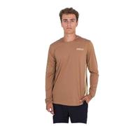 Hurley H2o-dri Atticus II UPF LS Haut à Capuche Maillot dermoprotecteur, Bronze, M Homme