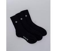 Hurley H2o Dri Crew Sock 3pk Chaussettes, Black, 42 Homme