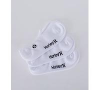 Hurley H2o Dri No Show Sock 3pk Chaussettes, Blanco, 42 Homme
