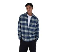 Hurley Homme Chemise Manches Longues Portland Heavyweight Flannel T-Shirt, Bleu, XXL EU
