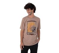 Hurley Homme Manche Courte H2o Dri Wave Mandala T-Shirt, Marron, XXL EU