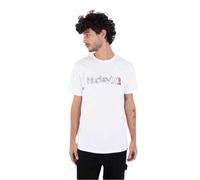 Hurley Homme Manche Courte Samukai O&o T-Shirt, Blanc, XL EU