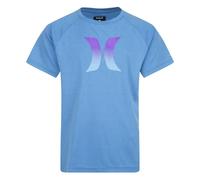 Hurley Hrlb Ombre Icon UPF Shirt de Protection Rash Guard, Bleu (Neptune Blue Heather), 12 años Garçon