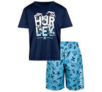 Hurley Hrlb Shark Paradise Set Short Board, Bleu (Blue Gaze), 18 Meses Fille