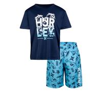 Hurley Hrlb Shark Paradise Set Short Board, Bleu (Blue Gaze), 7 años Fille