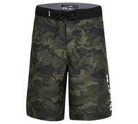 Hurley Hrlb Sharkbait Boardshort Short Board, Multicolore/Camouflage-Vert, 146 Fille