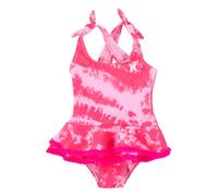 Hurley Hrlg Ruffle One Piece Swimsuit Maillot de Bain, Rose (Hyper Pink), 4 años Garçon