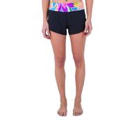 Hurley Ile 2,5" Soft Waist Boardshort Maillot de Bain pour Femme, Black/Isla Multi