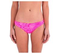Hurley Jungle Walk Moderate Bottom Culotte de Bikini, Pink Punch, XS Femme