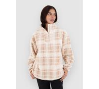 Hurley Laneway High Pile Half Zip Fleece Beige S Femme