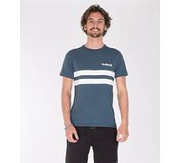 Hurley M Oceancare Block Party SS Tee T-Shirt, Bleu Nuit (Nightshadow), M Homme