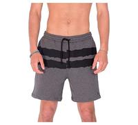 Hurley M Oceancare BP Fleece Short, Gris foncé chiné, S Homme