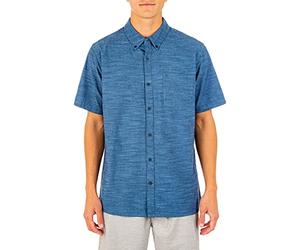 Hurley M One&Only 2.0 Woven S/S Chemises Homme Obsidian FR : M (Taille Fabricant : M)
