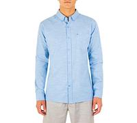 Hurley M ONE&ONLY WOVEN L/S Chemise Homme Bleu FR : M (Taille Fabricant : M)