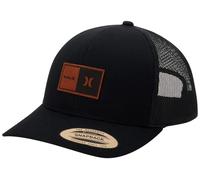 Hurley Men's Baseball Cap - Fairway Trucker Curved Brim Snap-Back Trucker Hat, Size One Size, Black