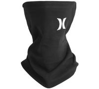 Hurley Men's Neck Gaiter - Multipurpose Moisture-Wicking Fleece Neck Warmer Face Mask, Size One Size, Black