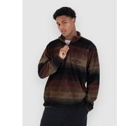 Hurley Mesa Windchill 1/4 Half-Zip Sweat marron XS