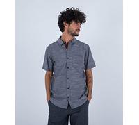 Hurley O&o Stretch S/S Chemise, Noir, L Homme