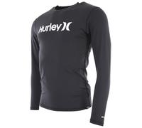 Hurley OAO Rashguard Ls Quickdry Maillot dermoprotecteur, Noir, XXXXL-L Homme