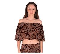 Hurley Off The Shoulder Top Pantalon décontracté, Animix Latte, XS Femme