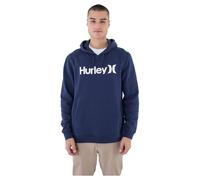 Hurley One & Only Sudadera Con Capucha de Forro Polar Sólido Sweatshirt à Capuche, Bleu Marine (Midnight Aqua), XL Homme