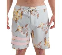Hurley Phantom Block Party 18' Board Shorts, Bone 2, 32 Men's