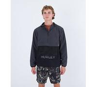 Hurley Phantom+ Packable Anorak Veste, Gris (DK Stone Grey), L Homme