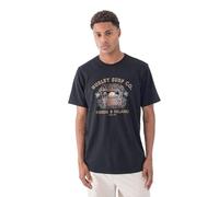 Hurley Poison and PALAPAS Slub SS T-Shirt, Black, XXL Men's