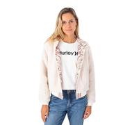 Hurley Réversible Sherpa Bomber Veste, Mauve (Stone), M Femme