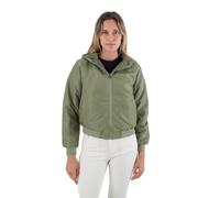 Hurley Réversible Sherpa Bomber Veste, Vert (Oil Green), XS Femme